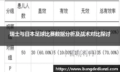 瑞士与日本足球比赛数据分析及战术对比探讨