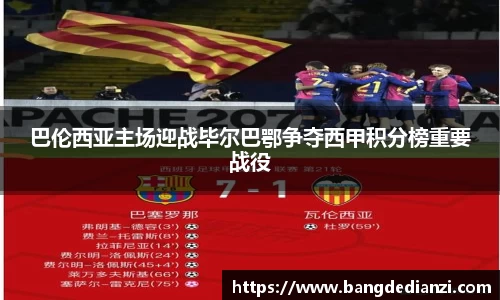 巴伦西亚主场迎战毕尔巴鄂争夺西甲积分榜重要战役